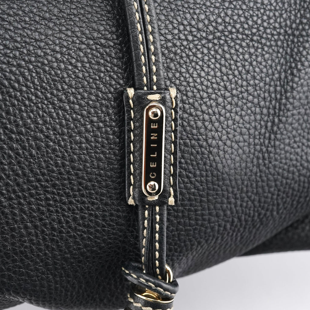 Black Leather Bittersweet Shoulder Bag