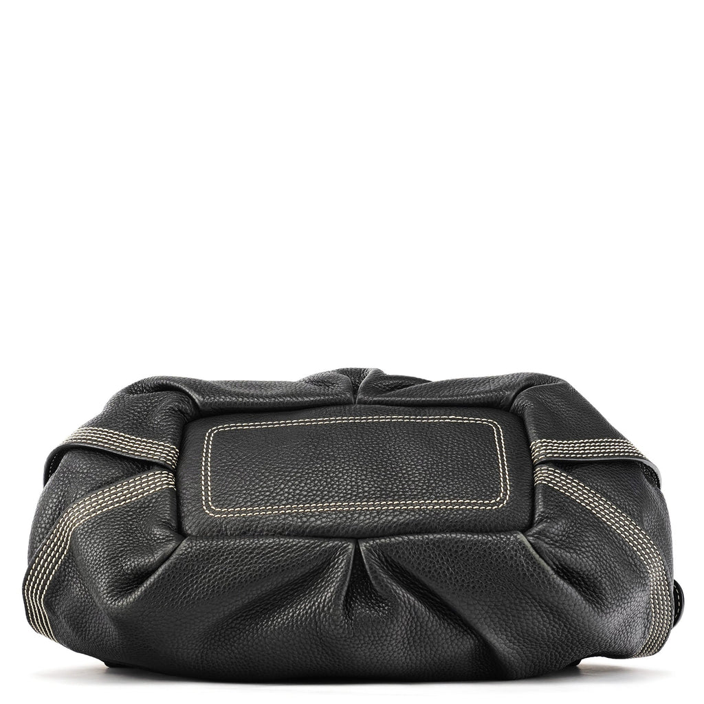 Black Leather Bittersweet Shoulder Bag