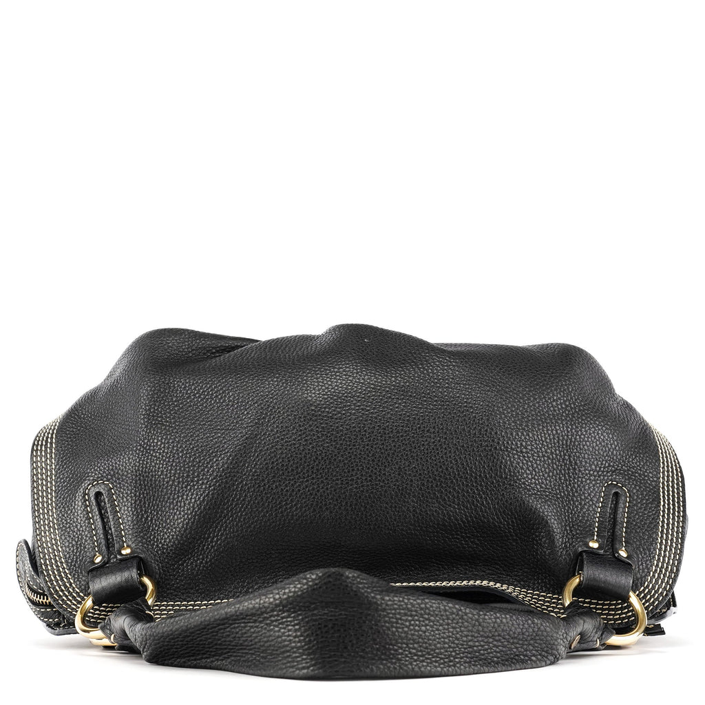 Black Leather Bittersweet Shoulder Bag