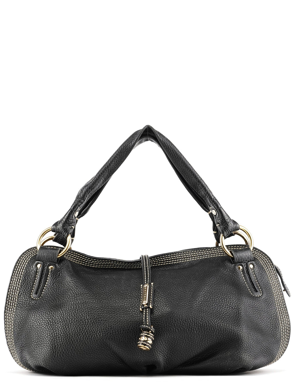 Black Leather Bittersweet Shoulder Bag