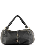 Black Leather Bittersweet Shoulder Bag