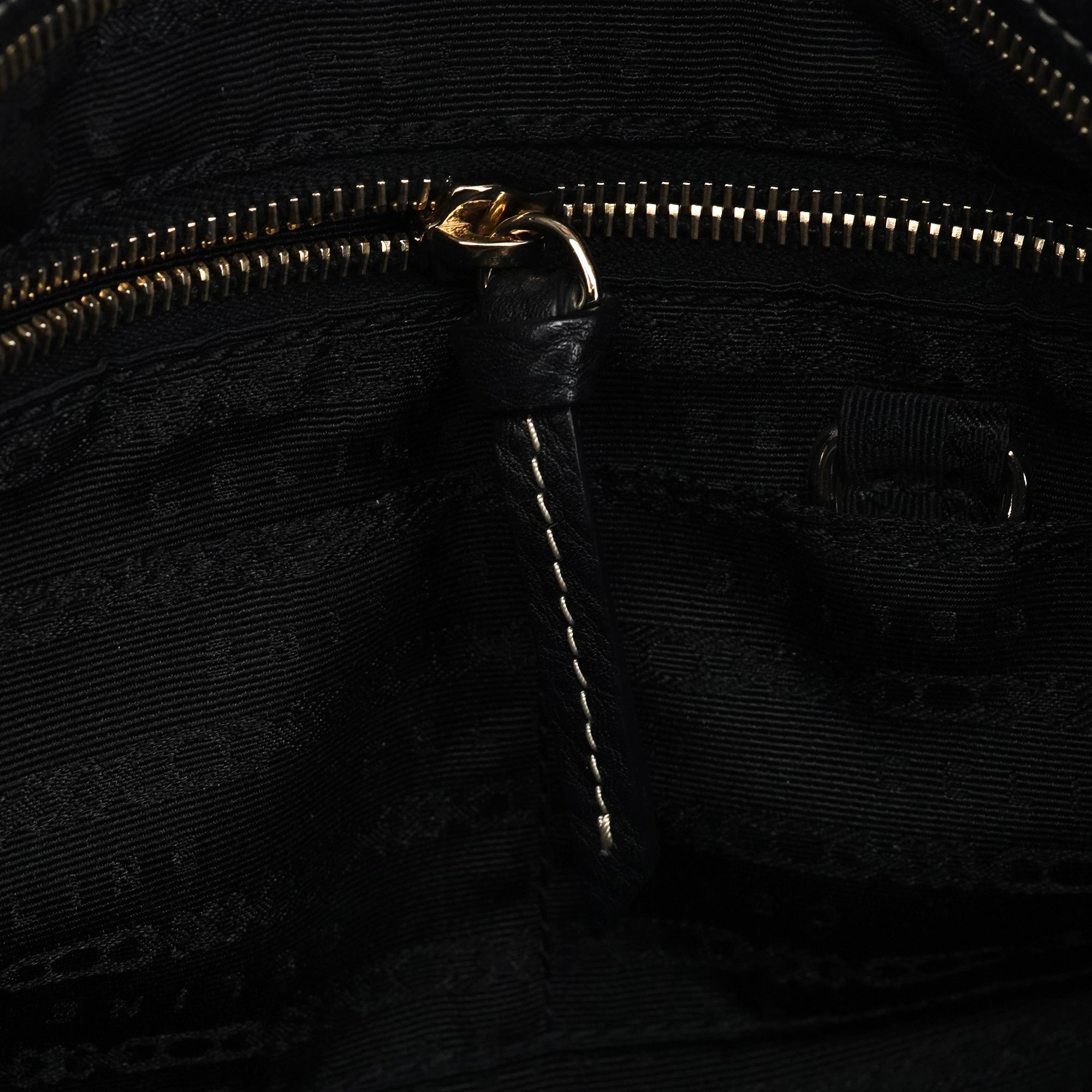 Black Leather Bittersweet Shoulder Bag