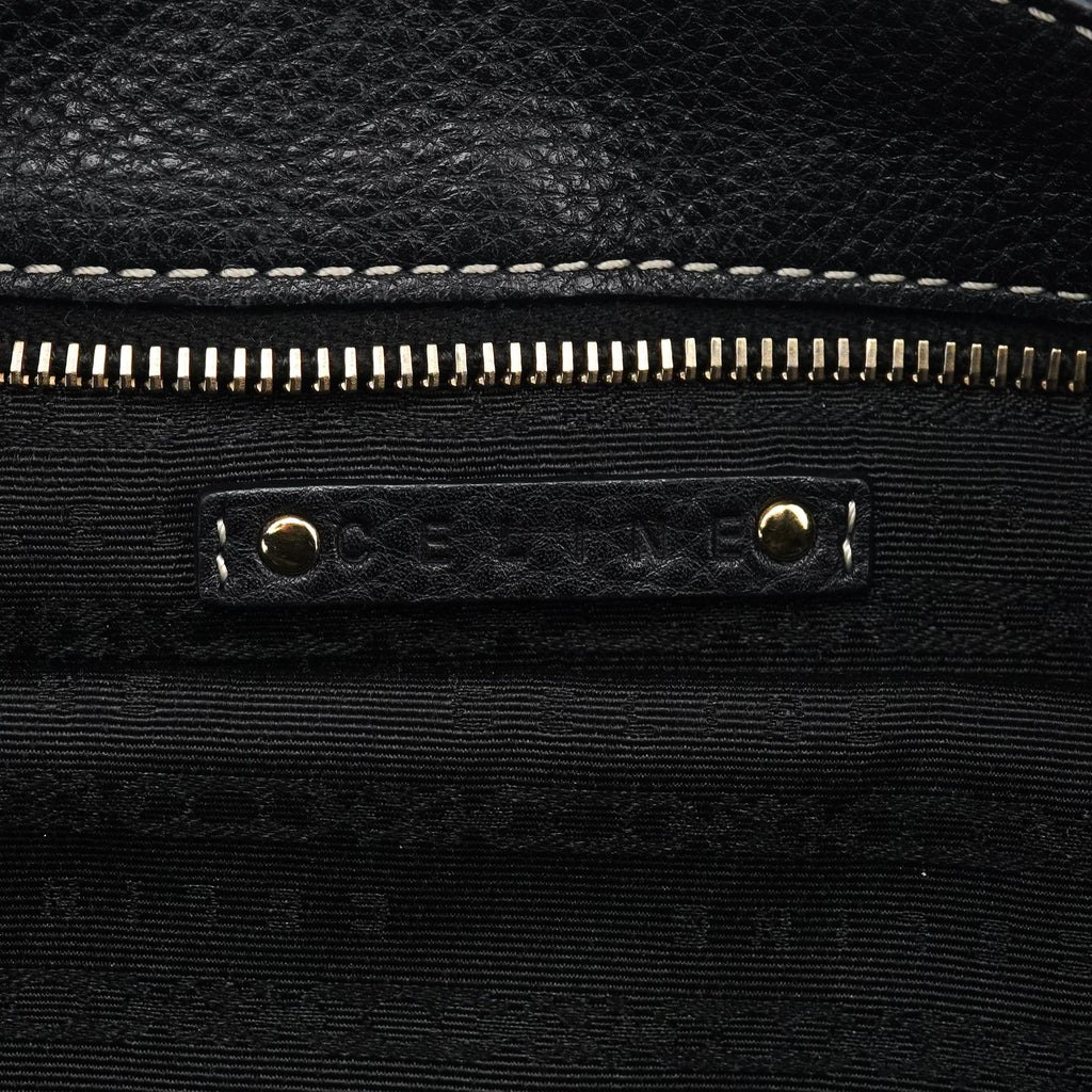 Black Leather Bittersweet Shoulder Bag
