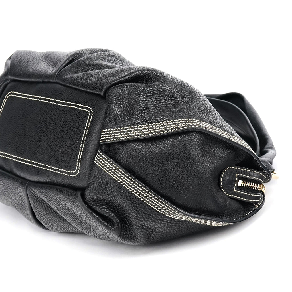 Black Leather Bittersweet Shoulder Bag