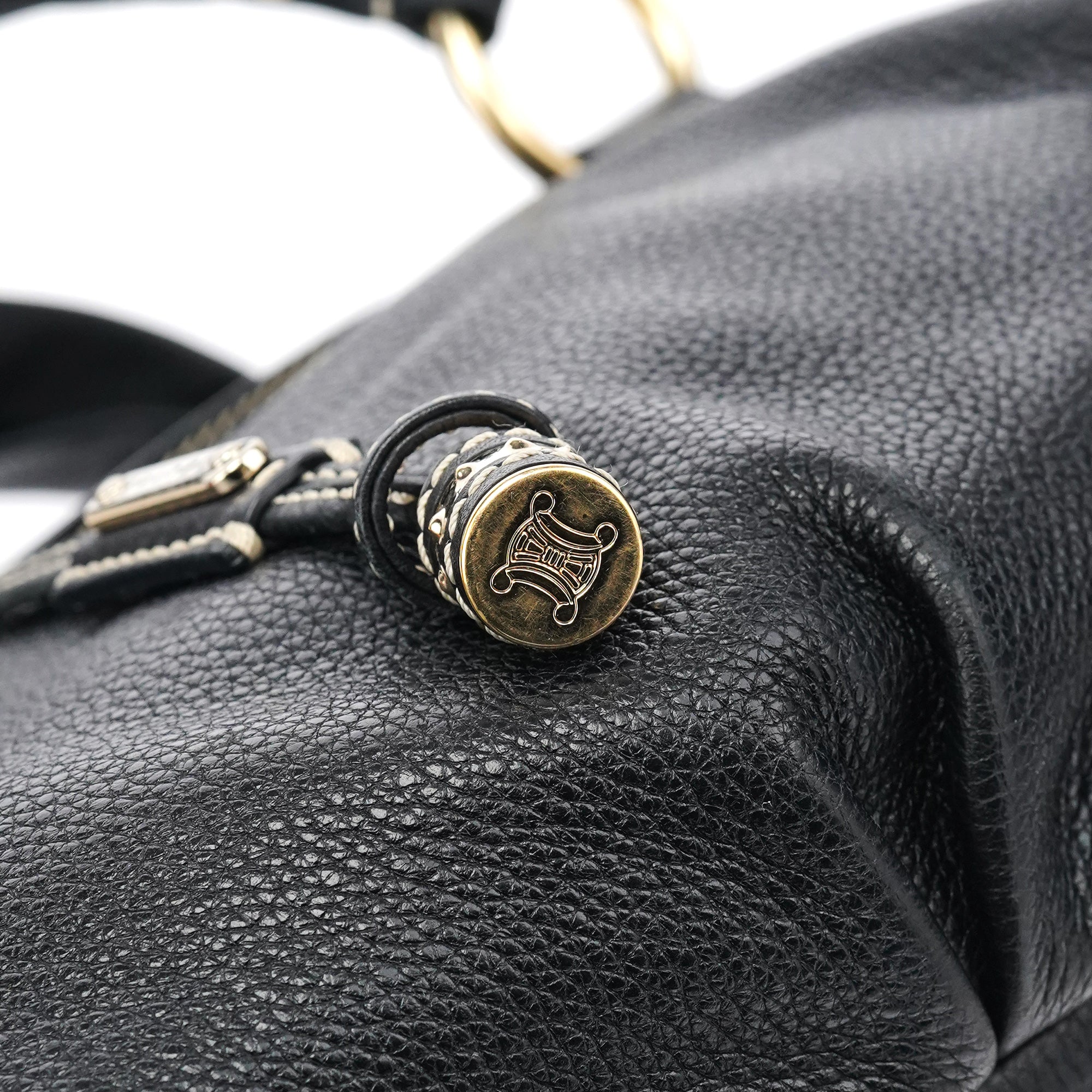 Black Leather Bittersweet Shoulder Bag