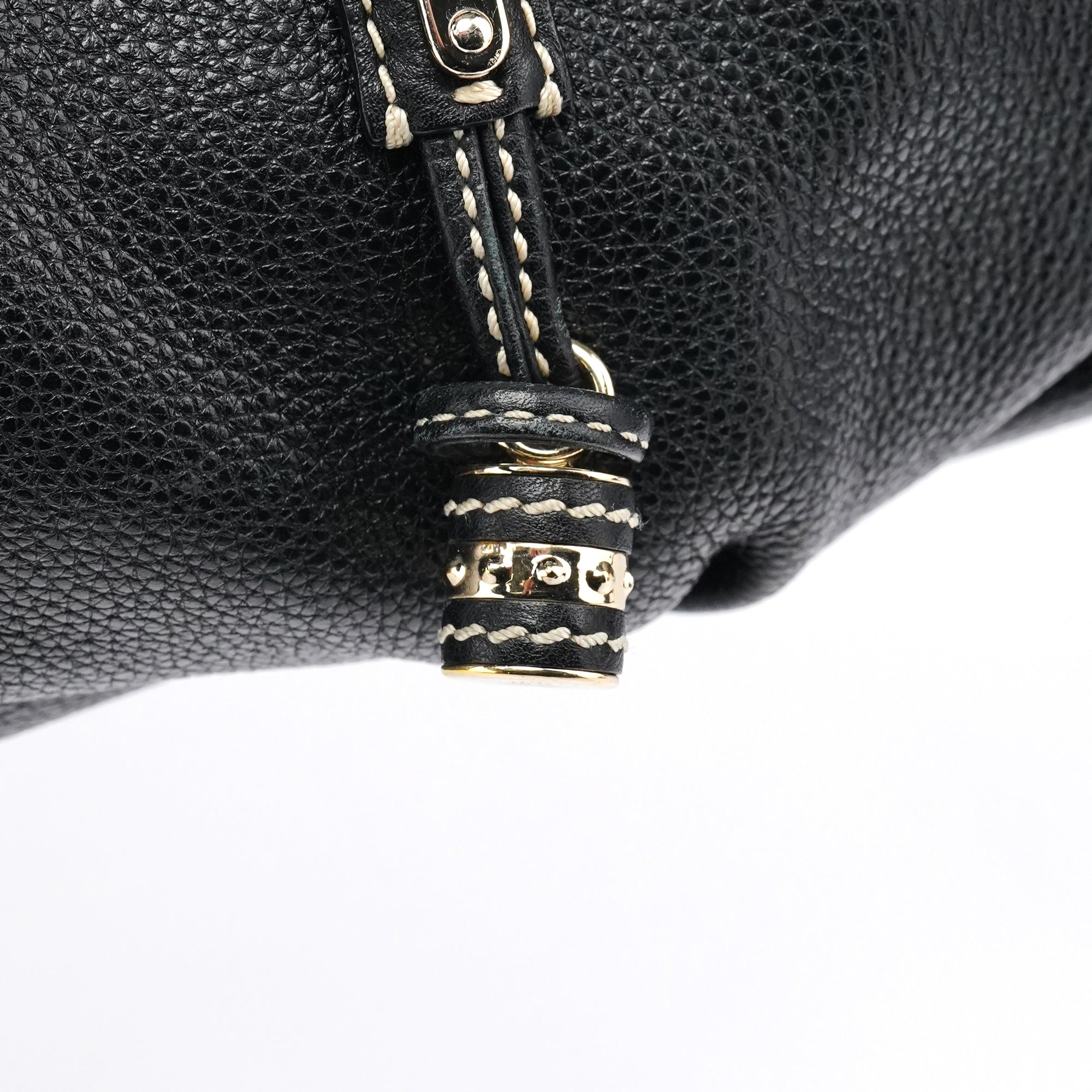 Black Leather Bittersweet Shoulder Bag