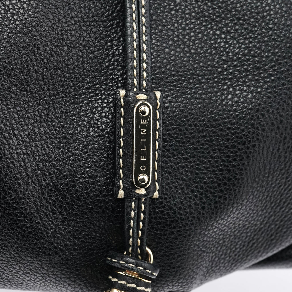 Black Leather Bittersweet Shoulder Bag