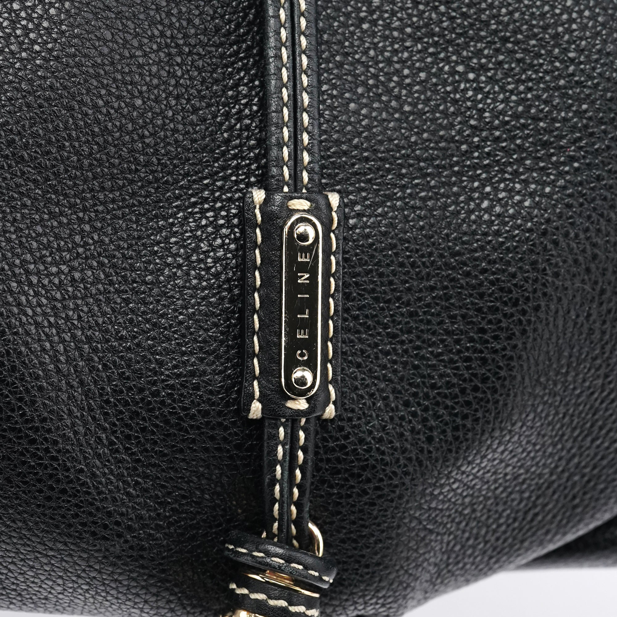 Black Leather Bittersweet Shoulder Bag