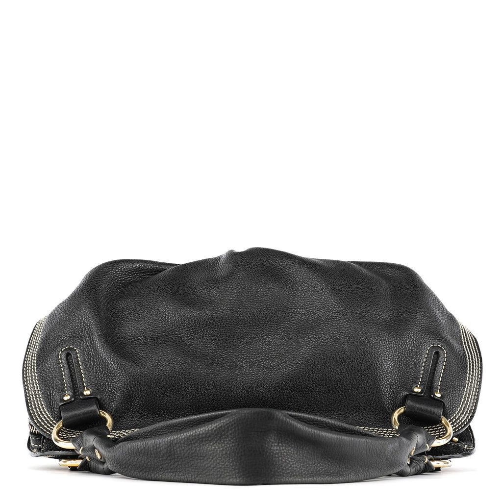 Black Leather Bittersweet Shoulder Bag