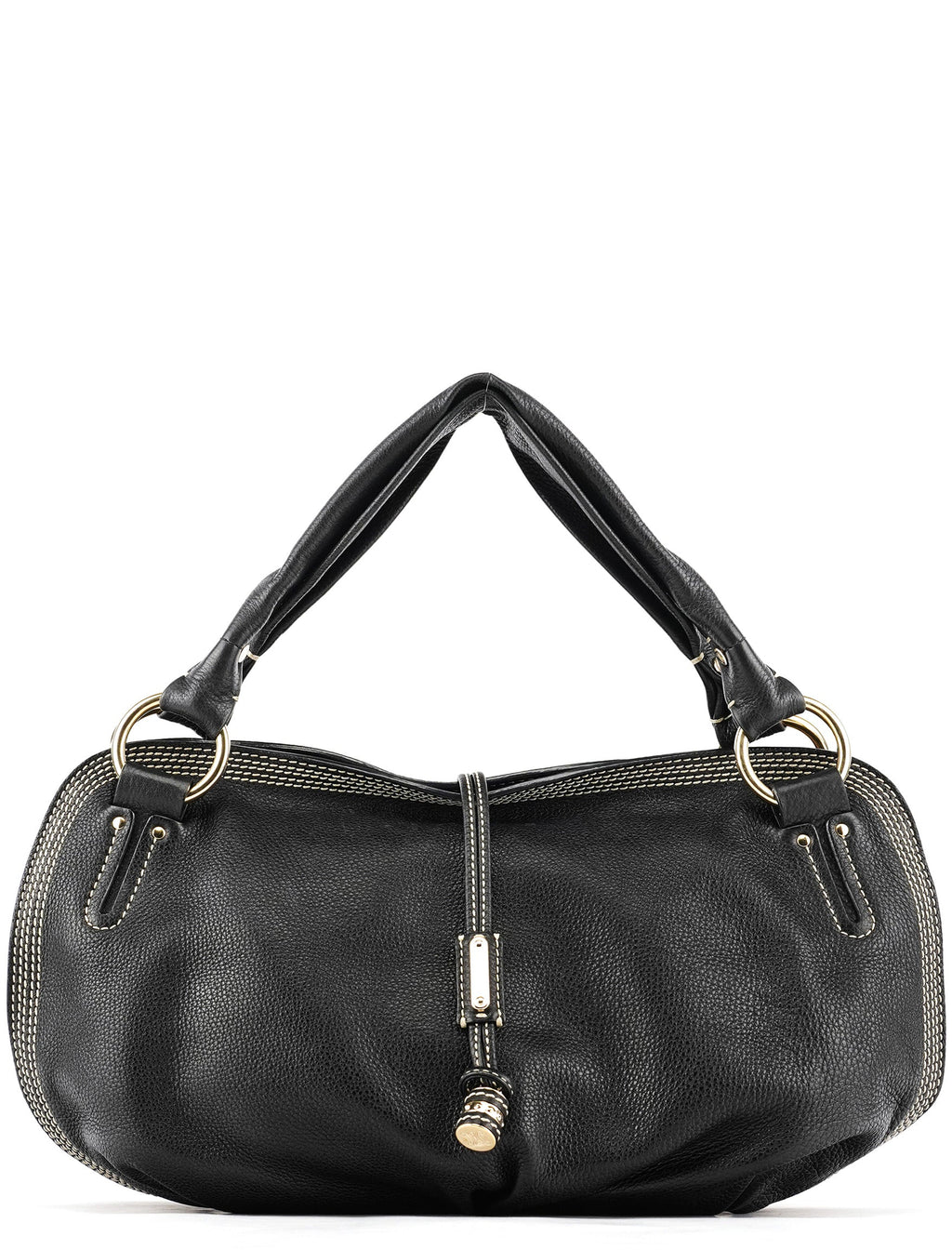 Black Leather Bittersweet Shoulder Bag