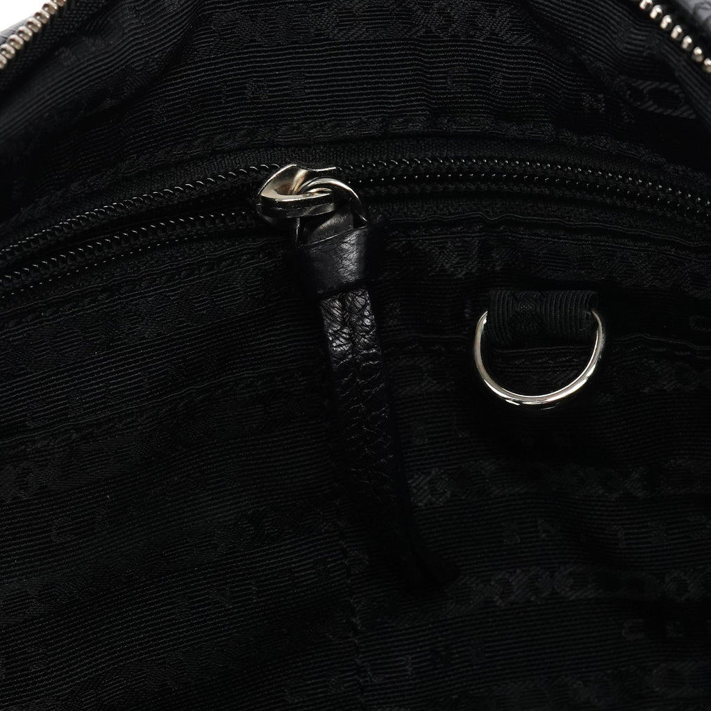 Black Leather Bittersweet Shoulder Bag