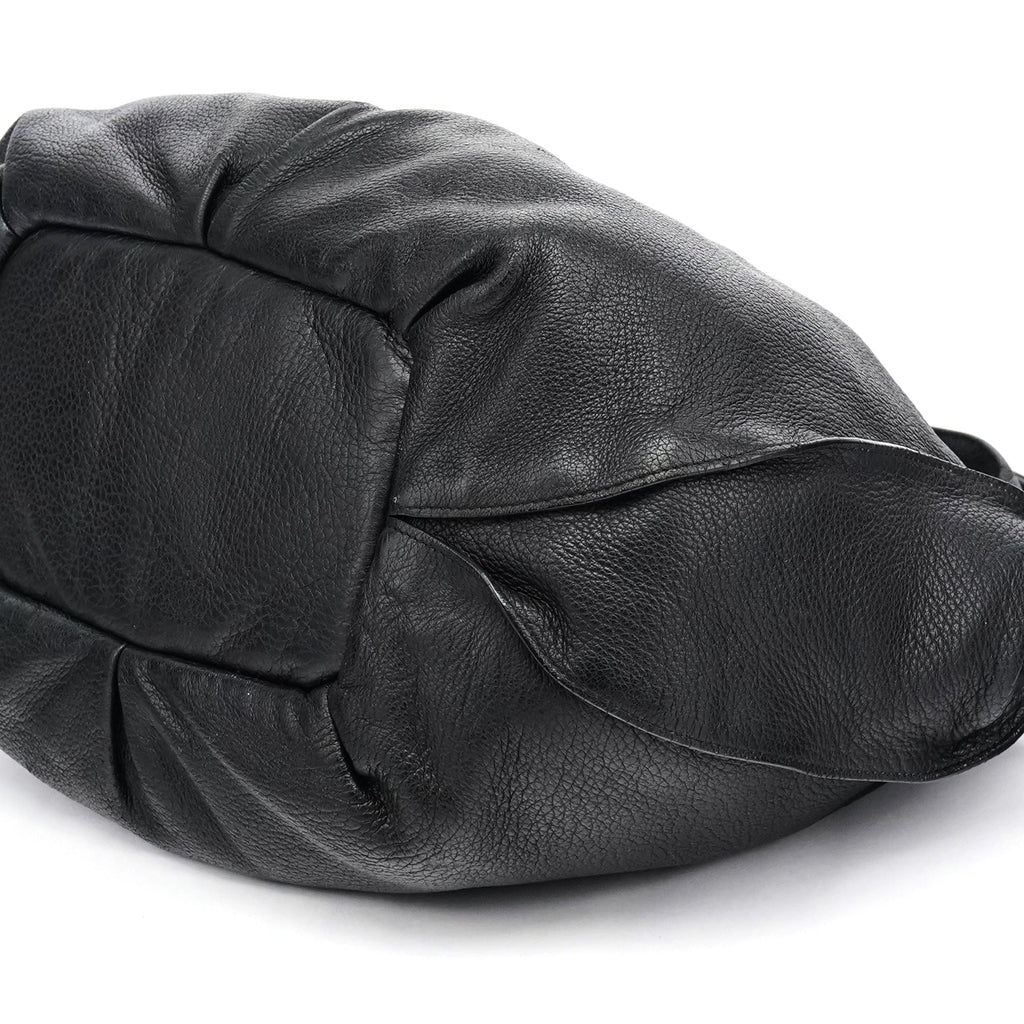 Black Leather Bittersweet Shoulder Bag