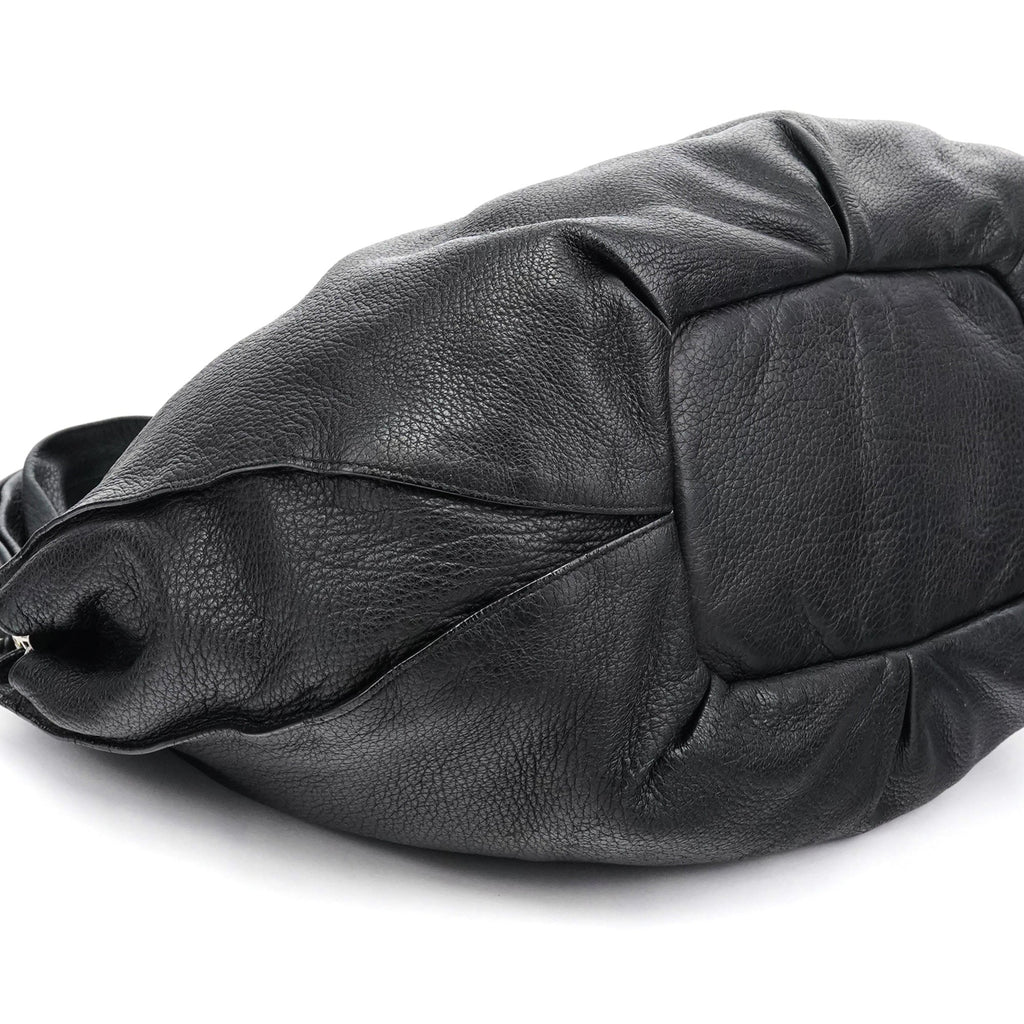 Black Leather Bittersweet Shoulder Bag