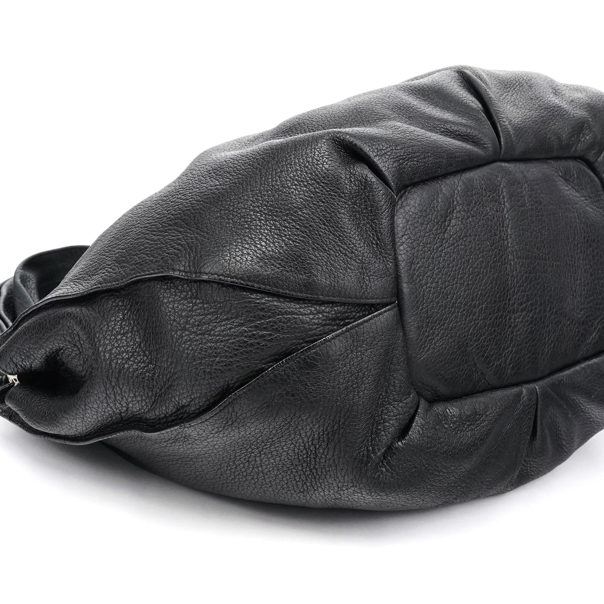 Black Leather Bittersweet Shoulder Bag