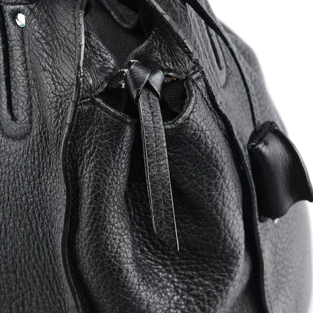 Black Leather Bittersweet Shoulder Bag