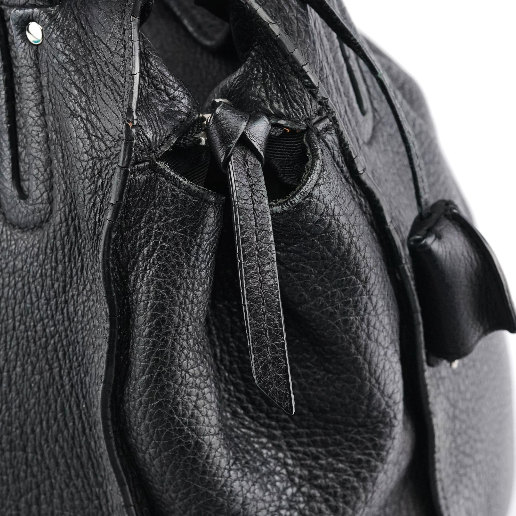 Black Leather Bittersweet Shoulder Bag