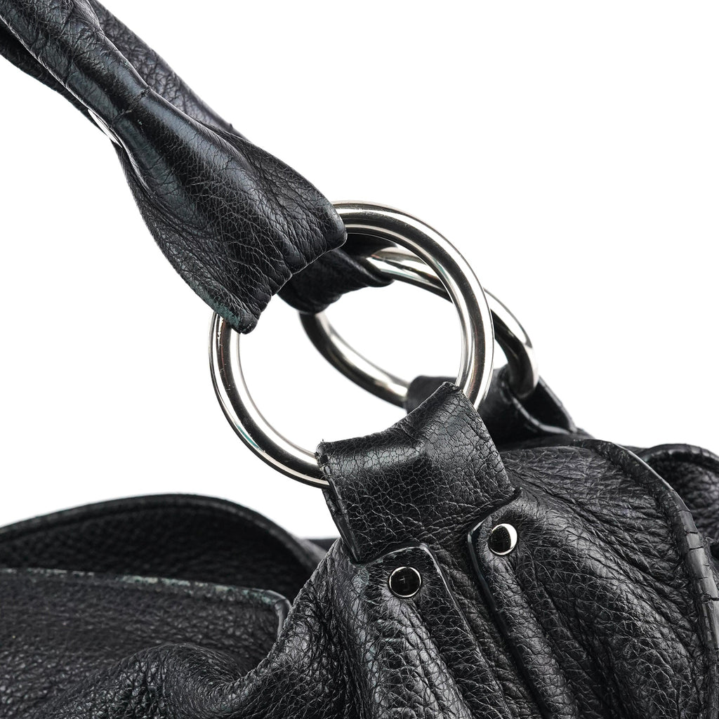 Black Leather Bittersweet Shoulder Bag