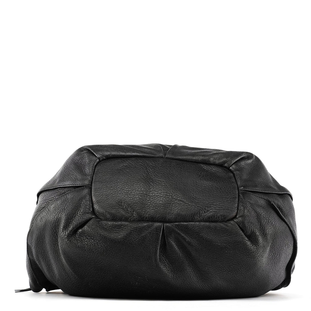 Black Leather Bittersweet Shoulder Bag