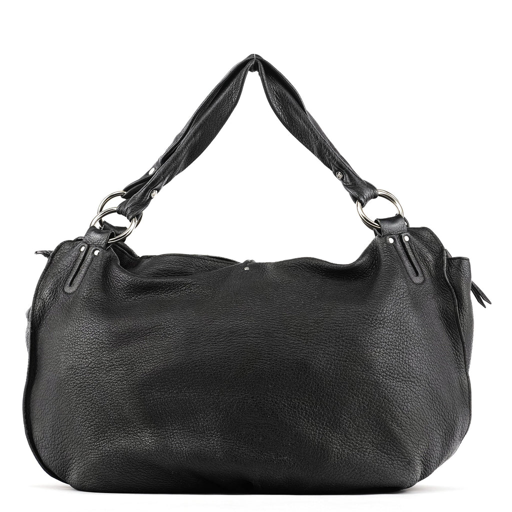 Black Leather Bittersweet Shoulder Bag