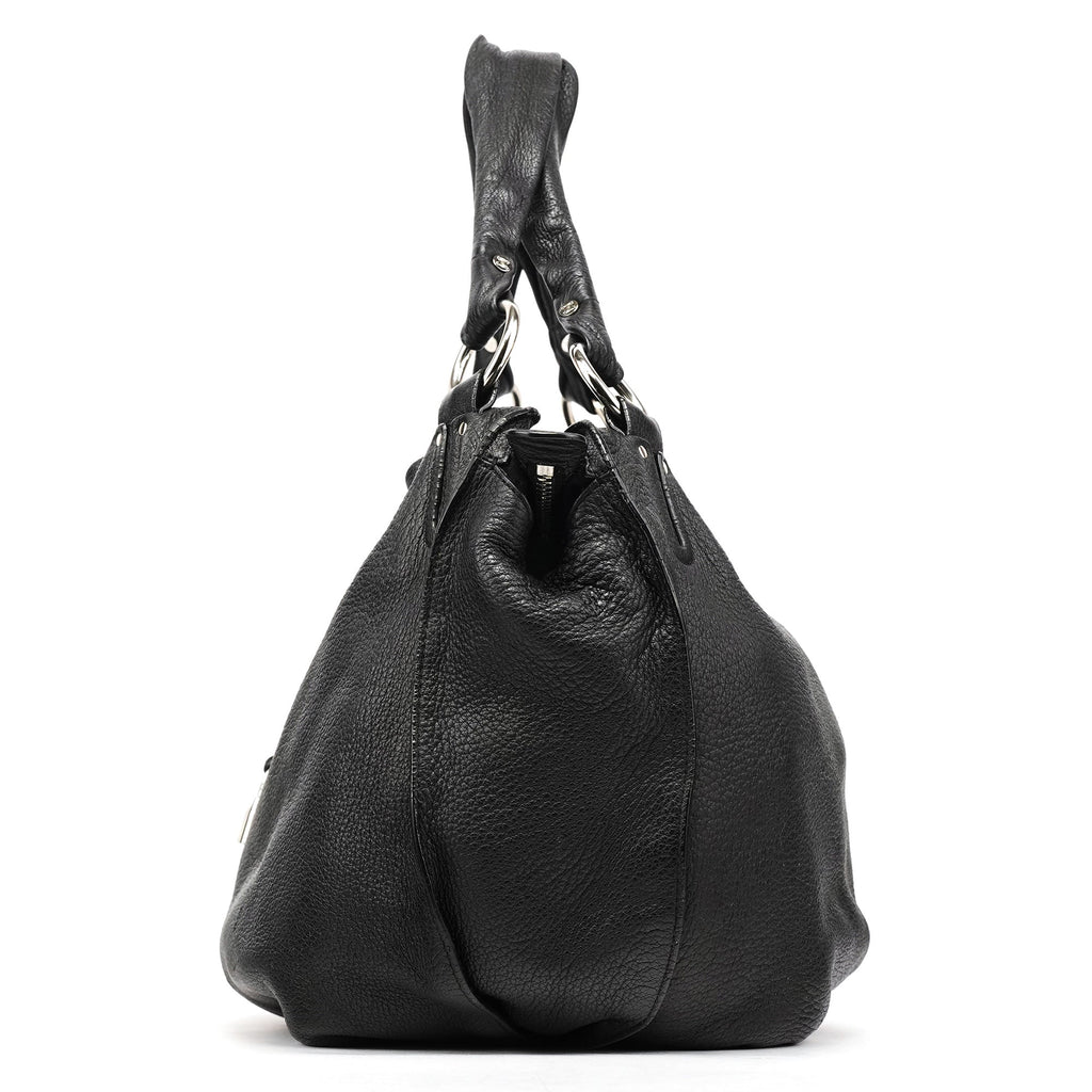 Black Leather Bittersweet Shoulder Bag