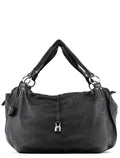 Black Leather Bittersweet Shoulder Bag