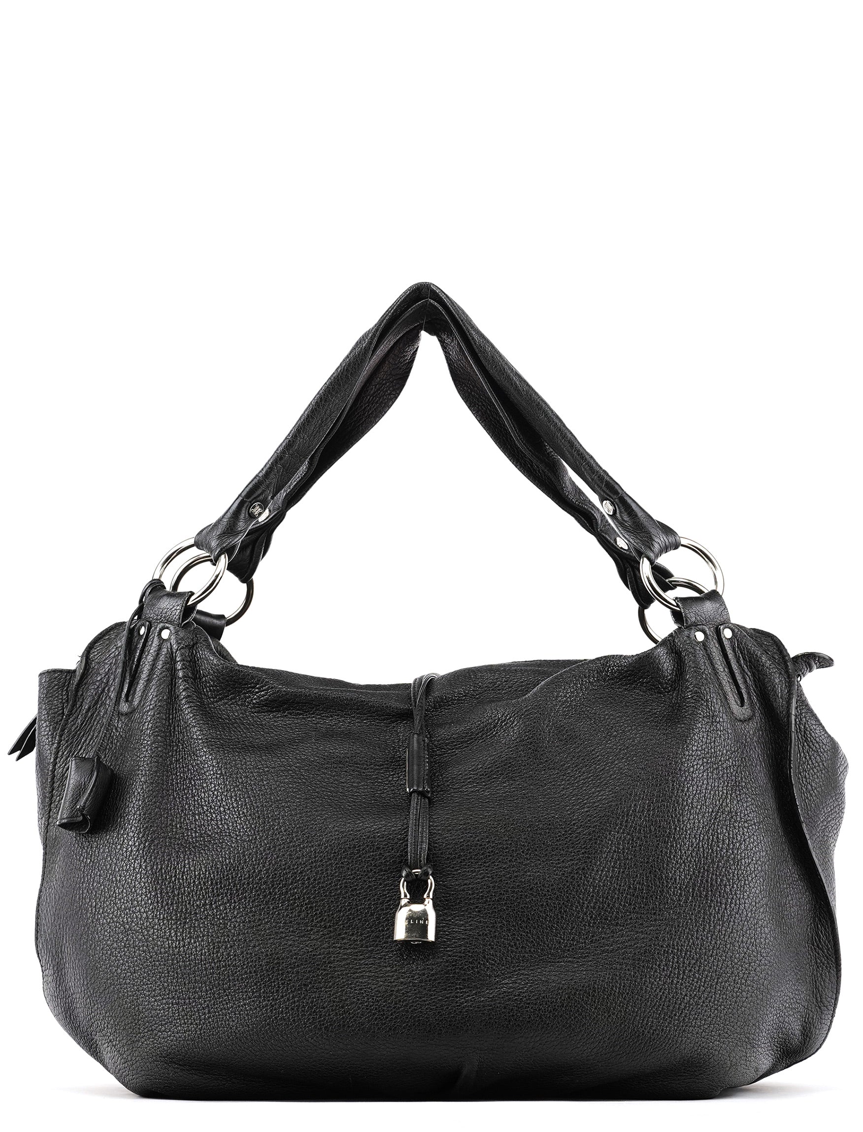 Black Leather Bittersweet Shoulder Bag