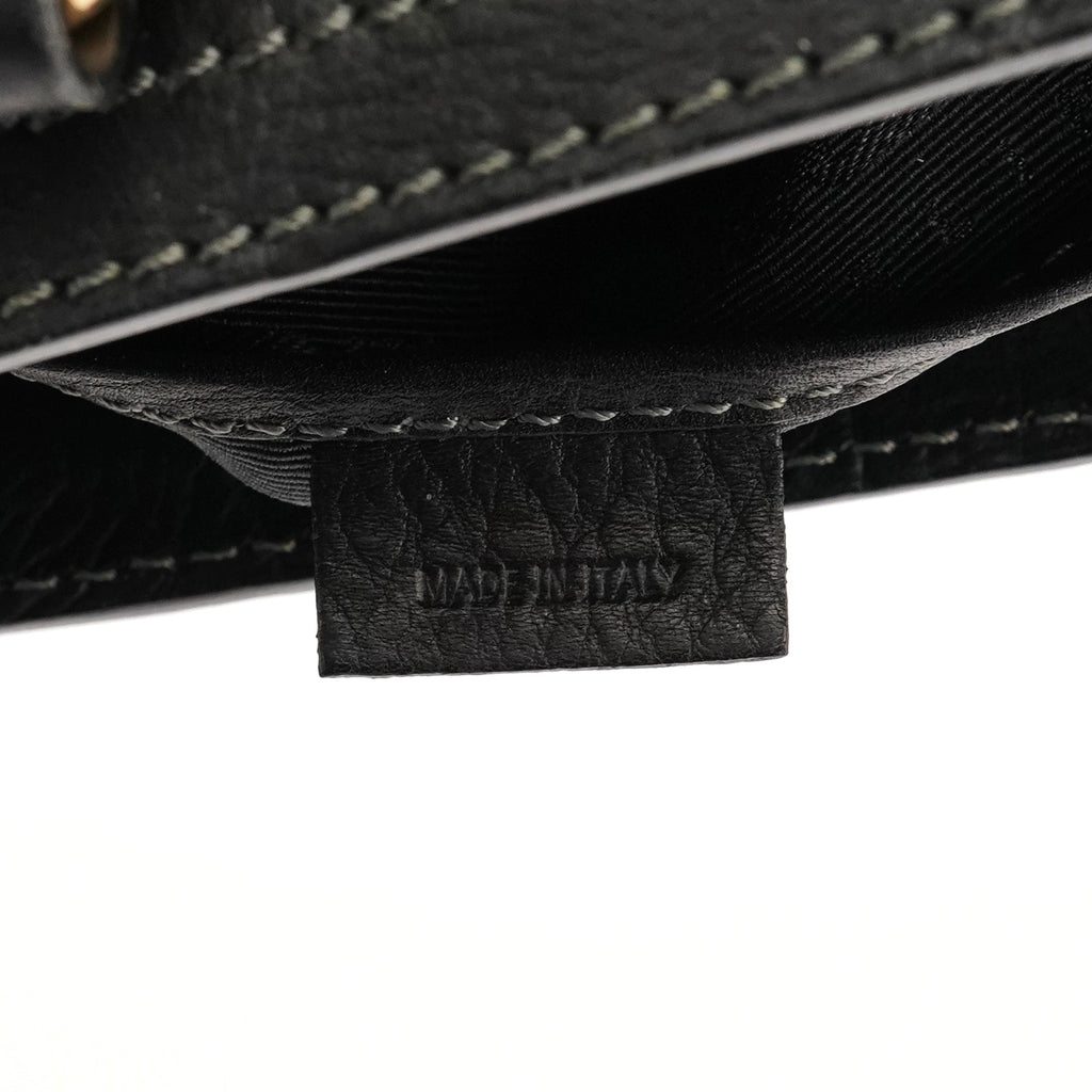 Black Leather Boogie Tote Bag
