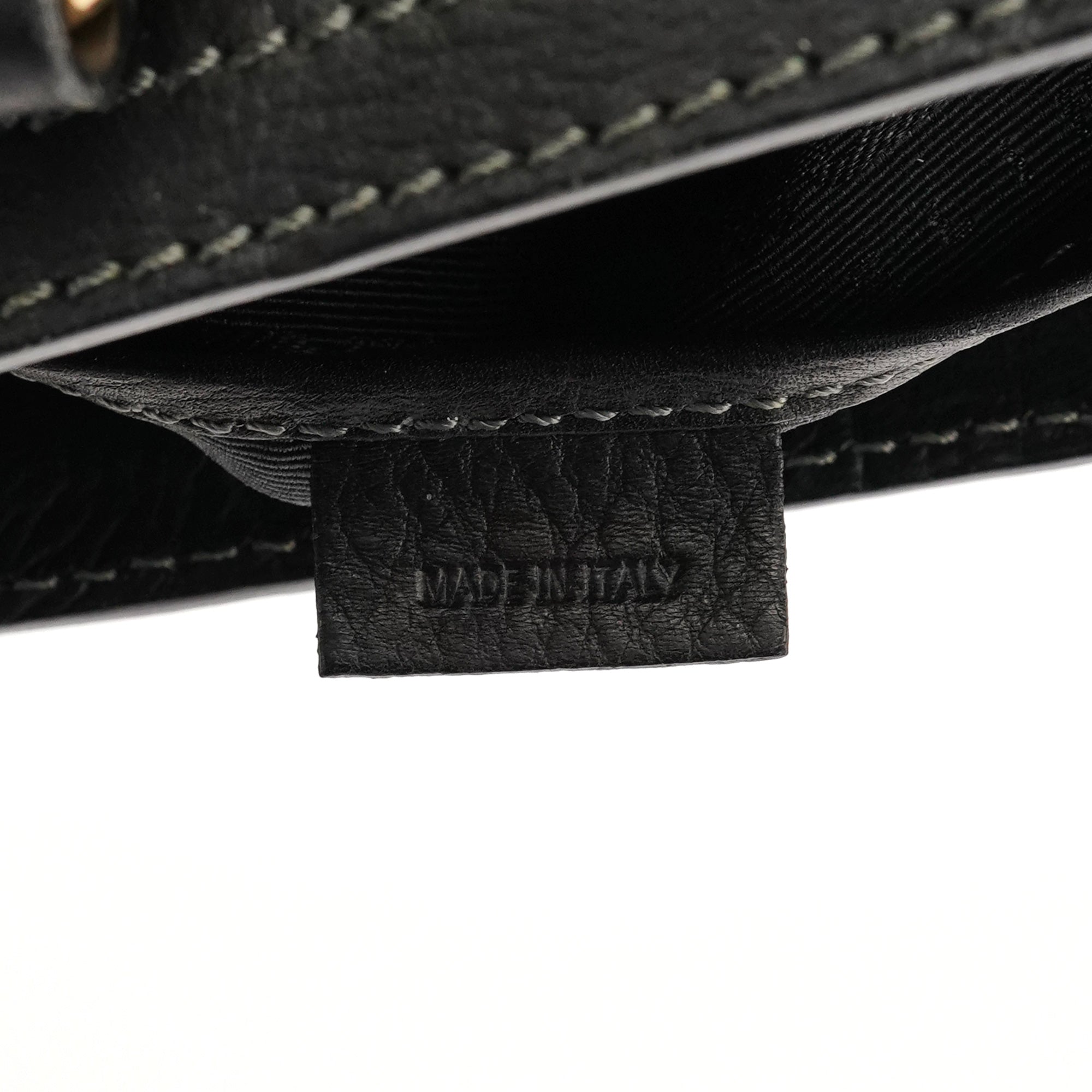 Black Leather Boogie Tote Bag