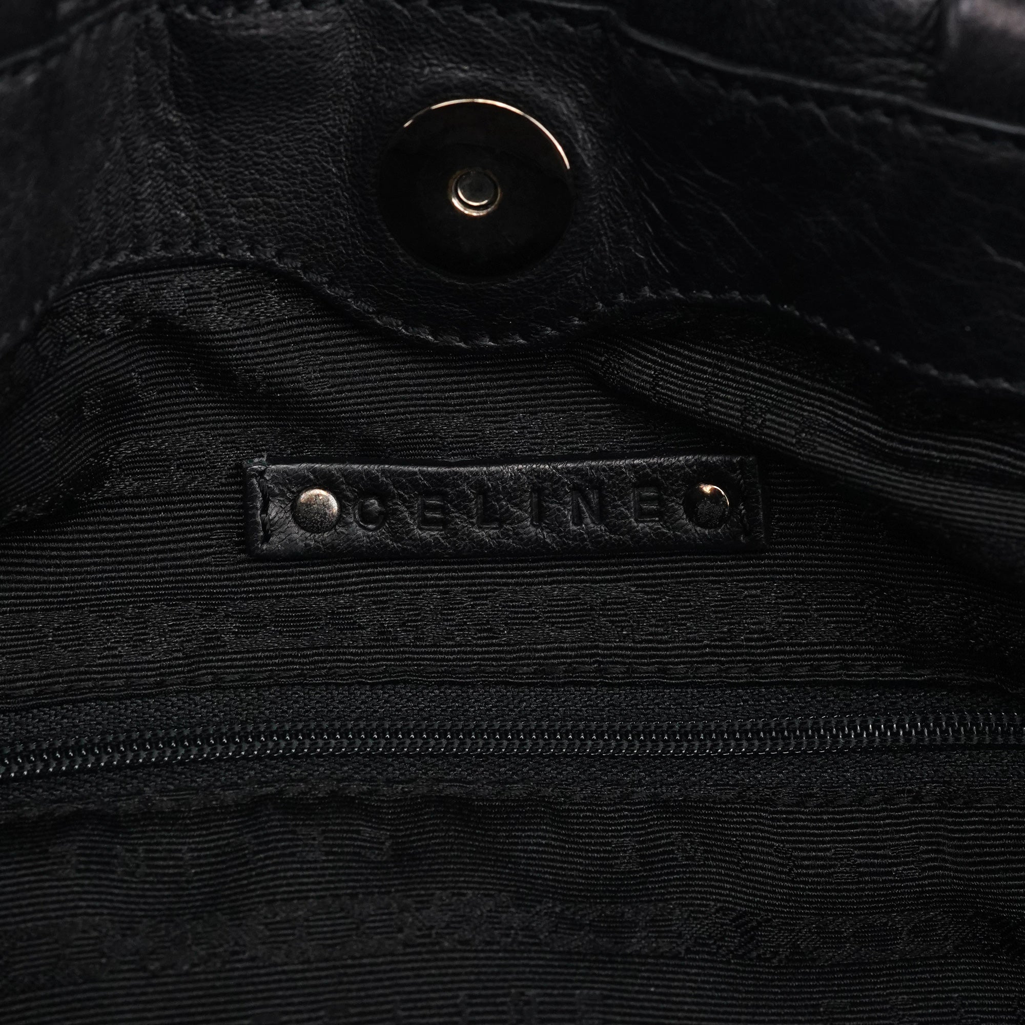 Black Leather Pillow 2-Way Tote Bag