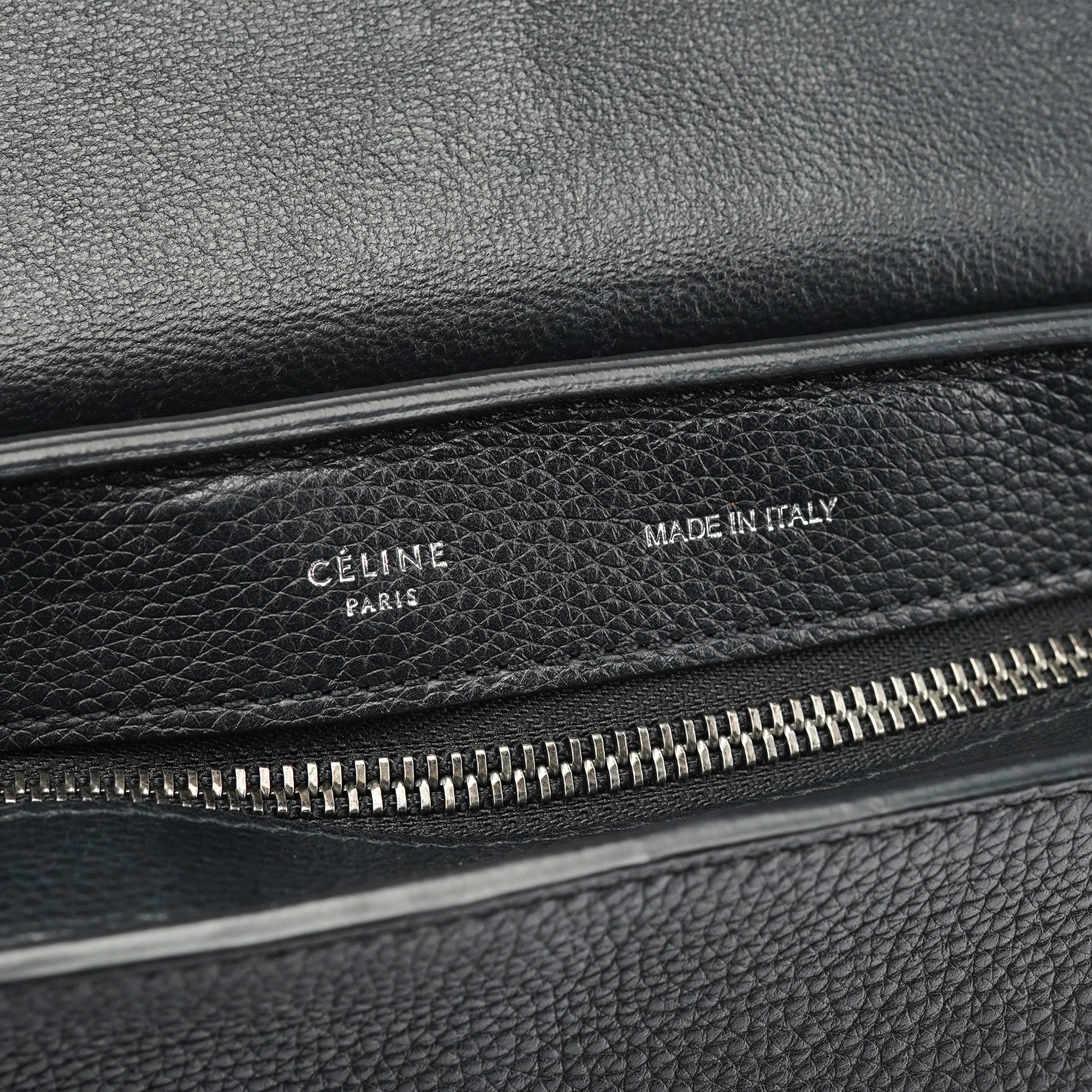 Black Suede Leather Trapeze 2-Way Shoulder Bag