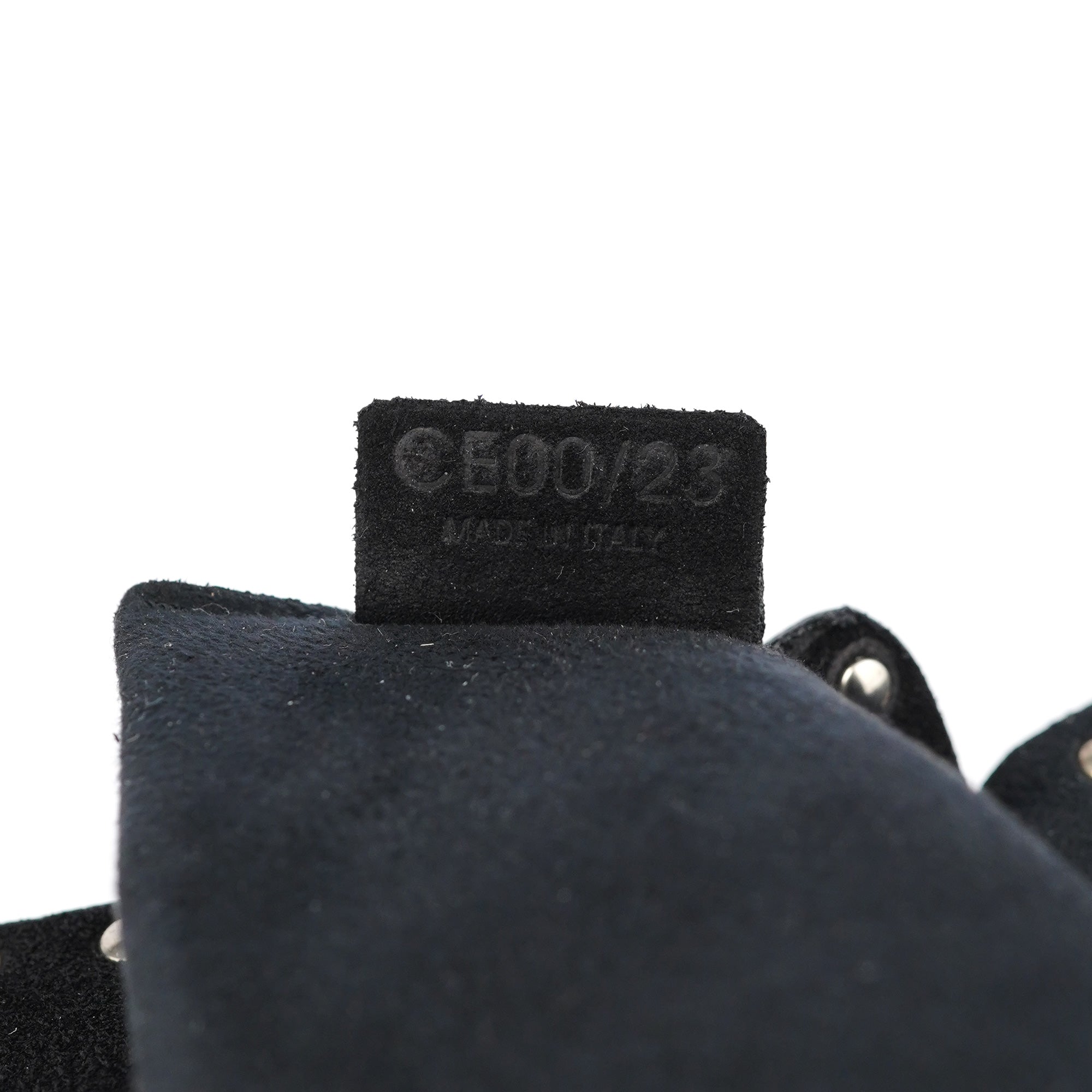 Black Suede Macadam Shoulder Bag