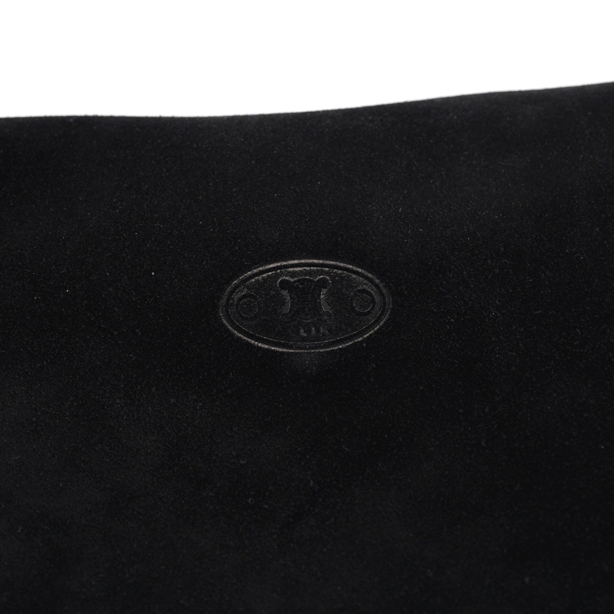 Black Suede Macadam Shoulder Bag
