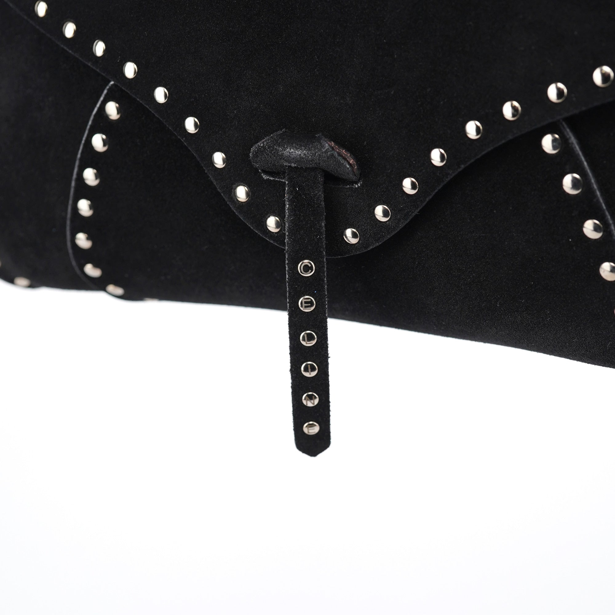Black Suede Macadam Shoulder Bag