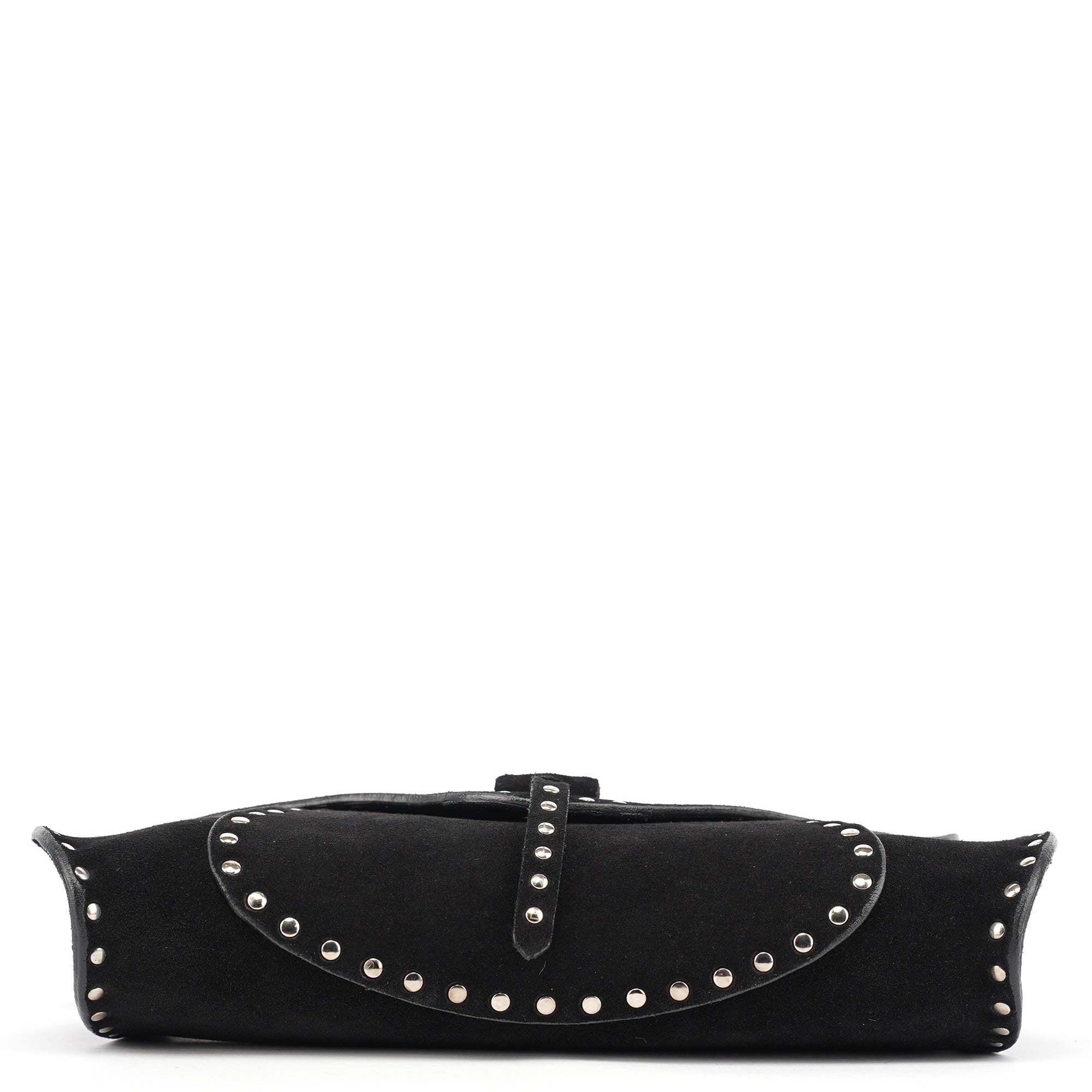 Black Suede Macadam Shoulder Bag