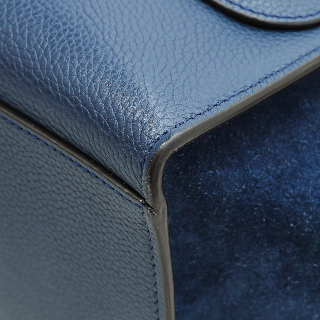 Celine Blue Trapeze Medium Bag