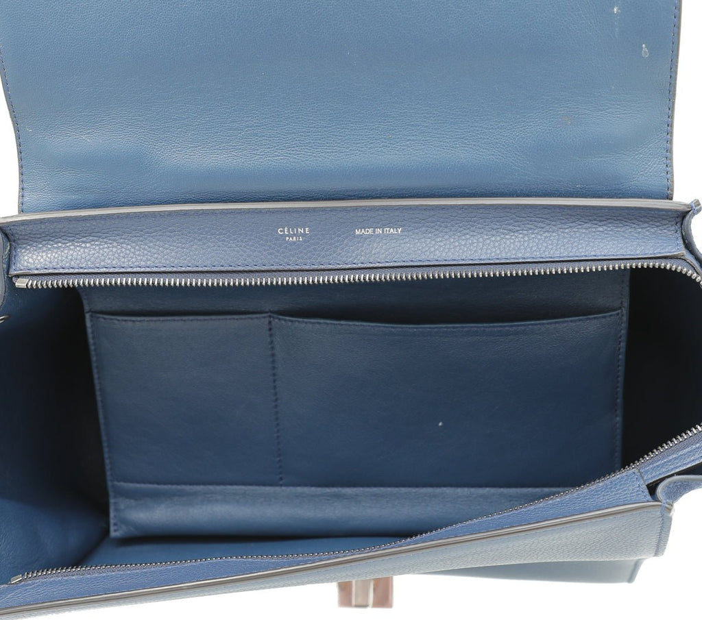 Celine Blue Trapeze Medium Bag