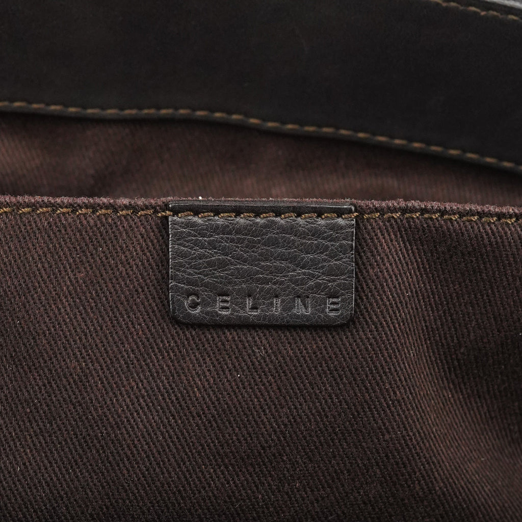 Brown Calfskin Leather Boogie Bag