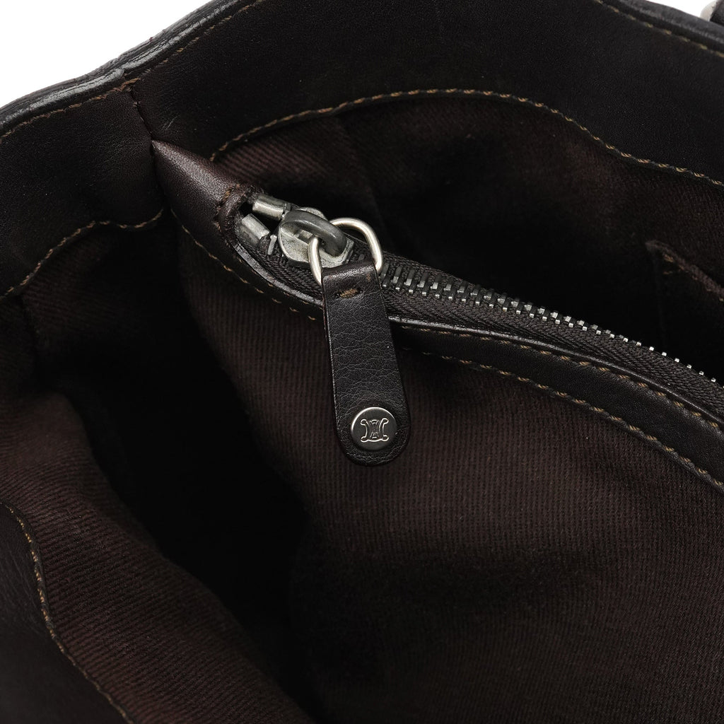 Brown Calfskin Leather Boogie Bag