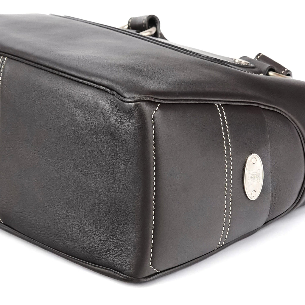 Brown Calfskin Leather Boogie Bag