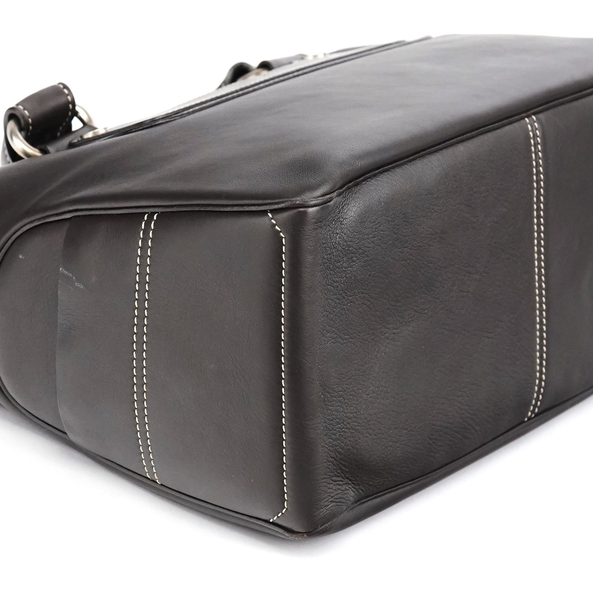 Brown Calfskin Leather Boogie Bag