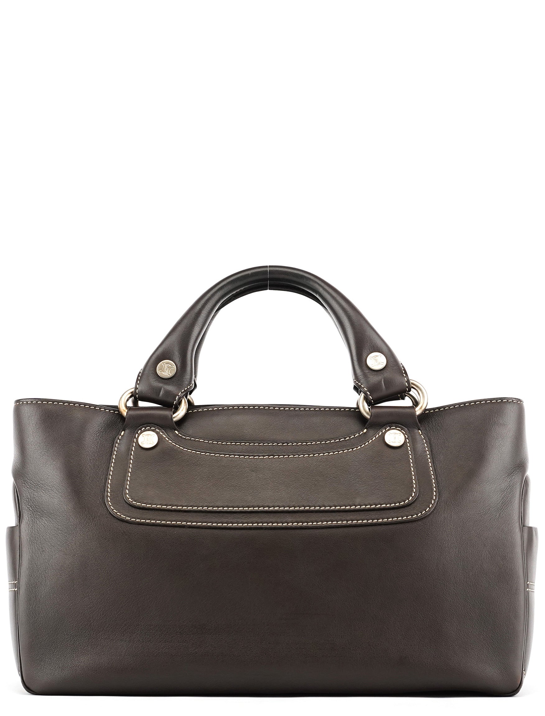 Brown Calfskin Leather Boogie Bag