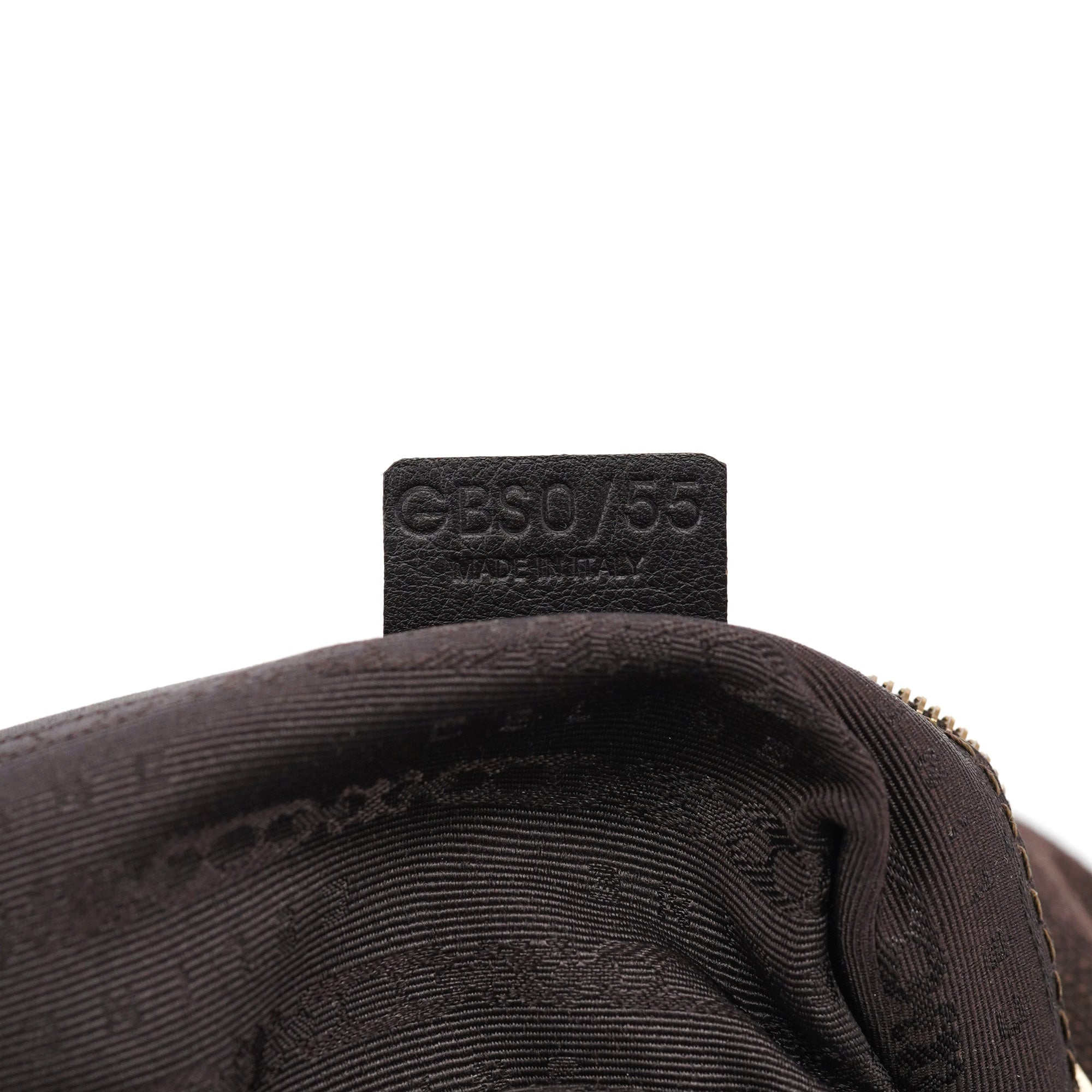 Brown Canvas Leather Shoulder Bag