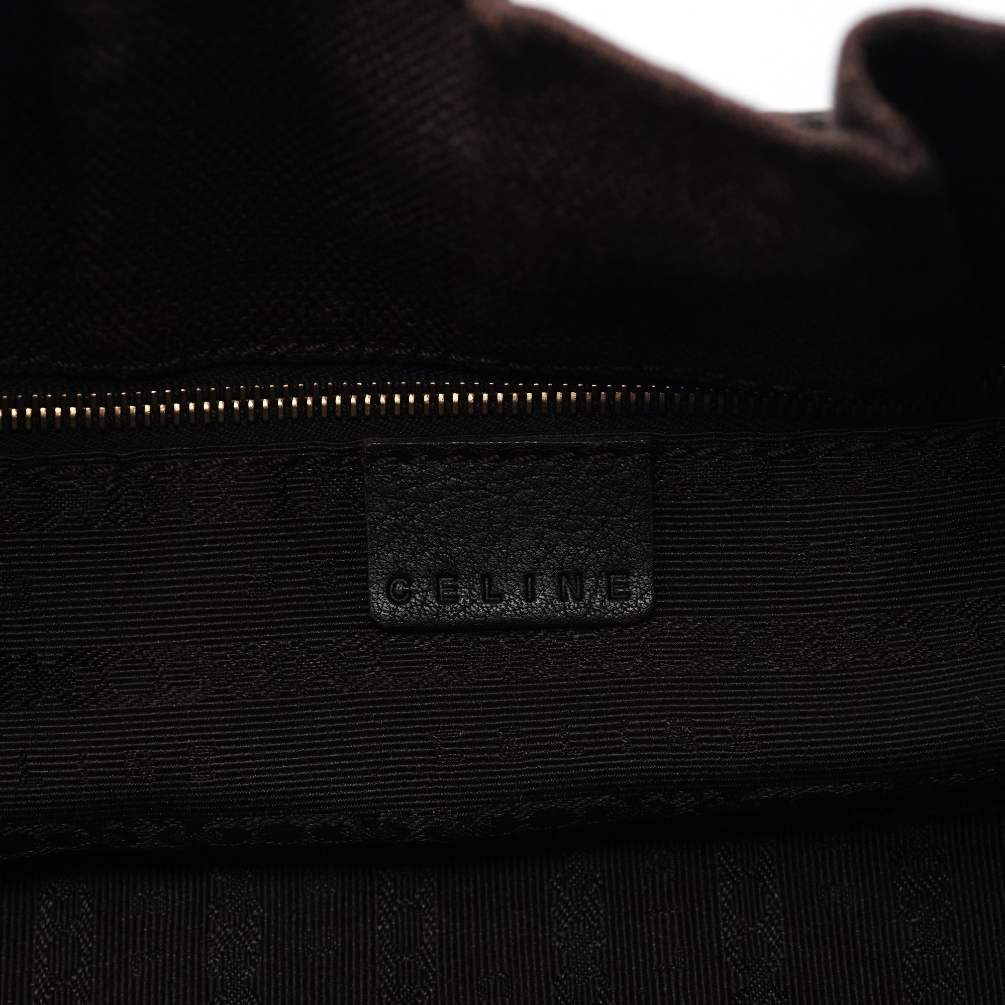 Brown Canvas Leather Shoulder Bag