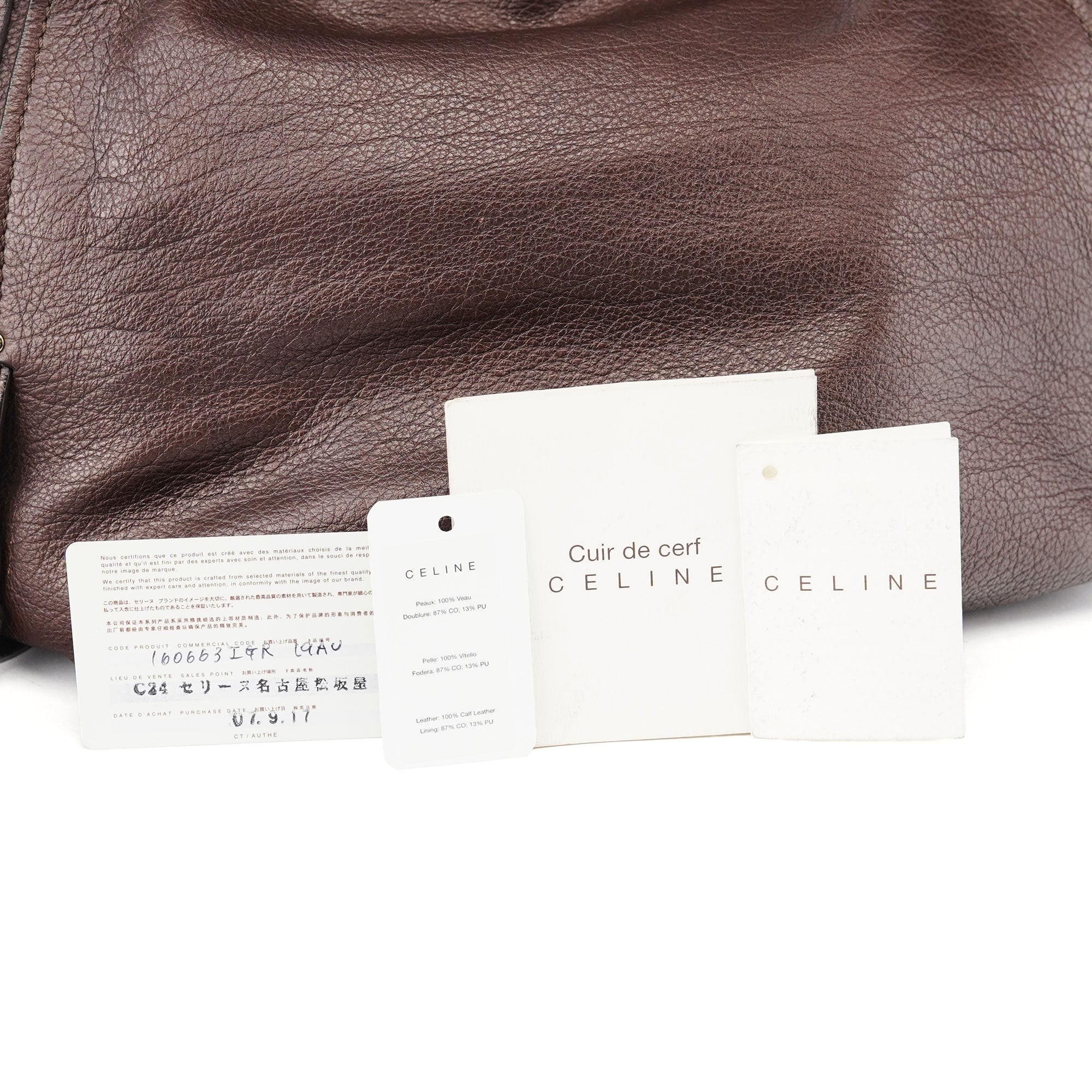 Brown Deerskin Bittersweet Shoulder Bag