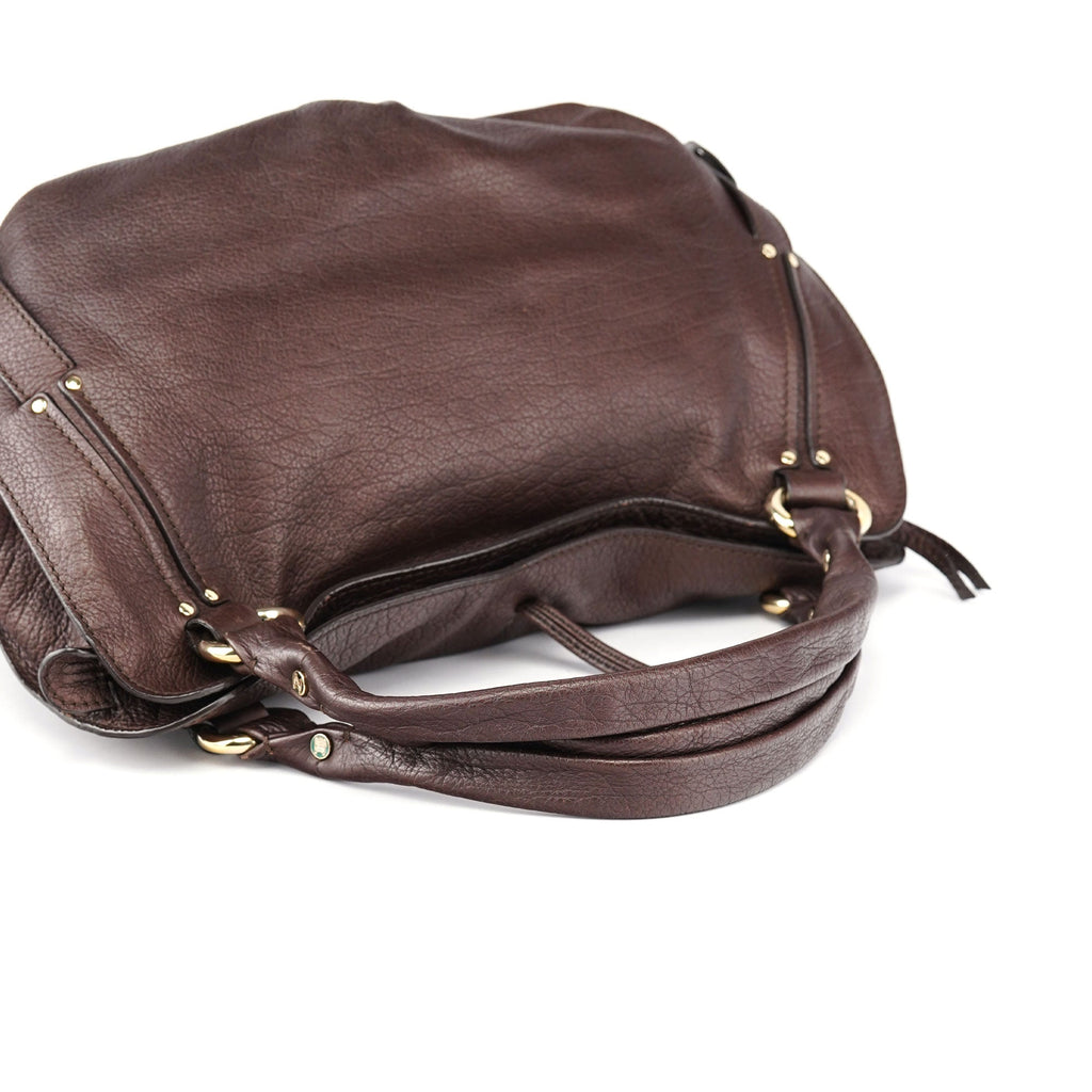 Brown Deerskin Bittersweet Shoulder Bag