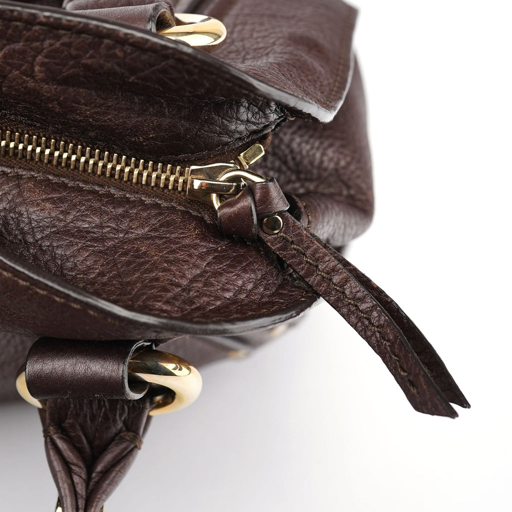 Brown Deerskin Bittersweet Shoulder Bag