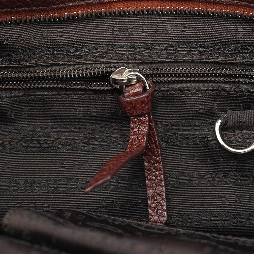 Brown Leather Bittersweet Shoulder Bag