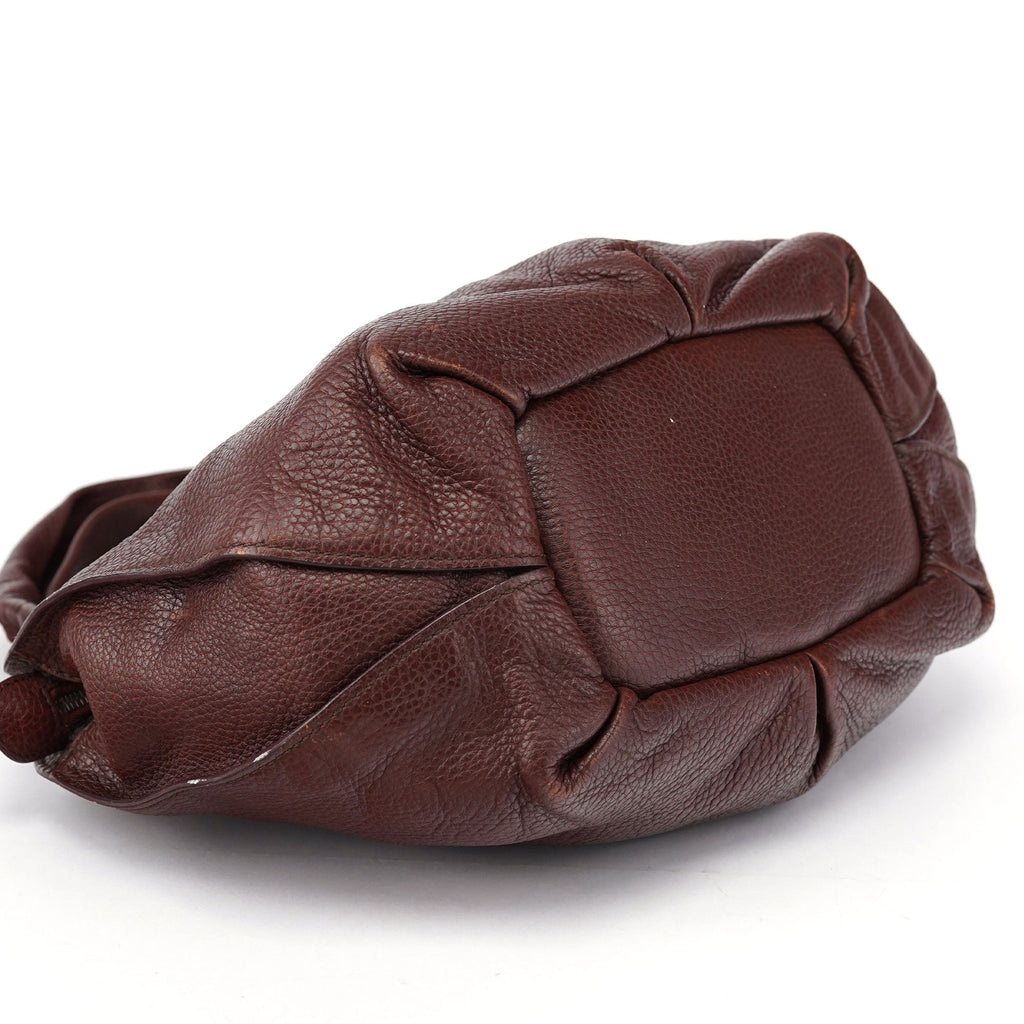 Brown Leather Bittersweet Shoulder Bag
