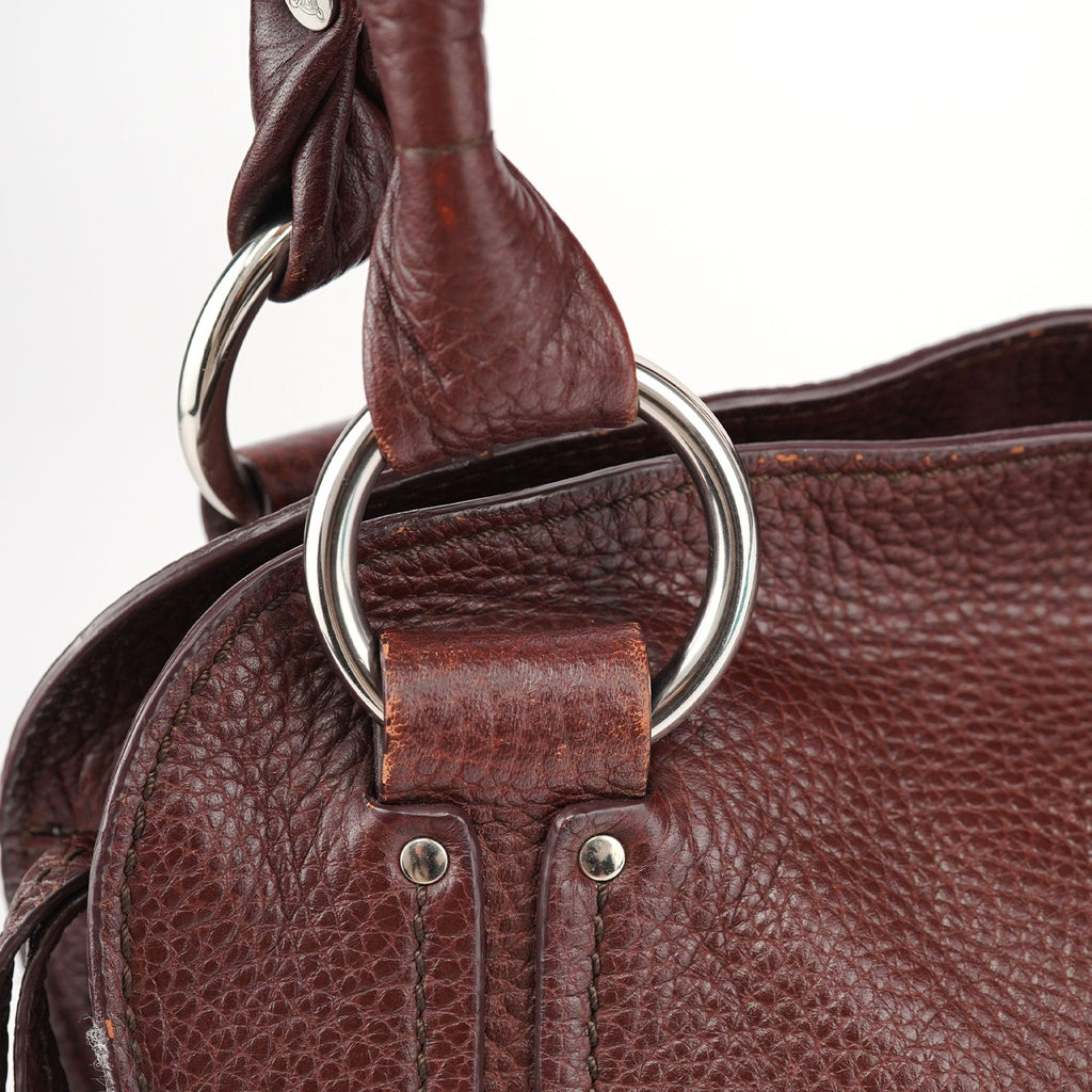 Brown Leather Bittersweet Shoulder Bag