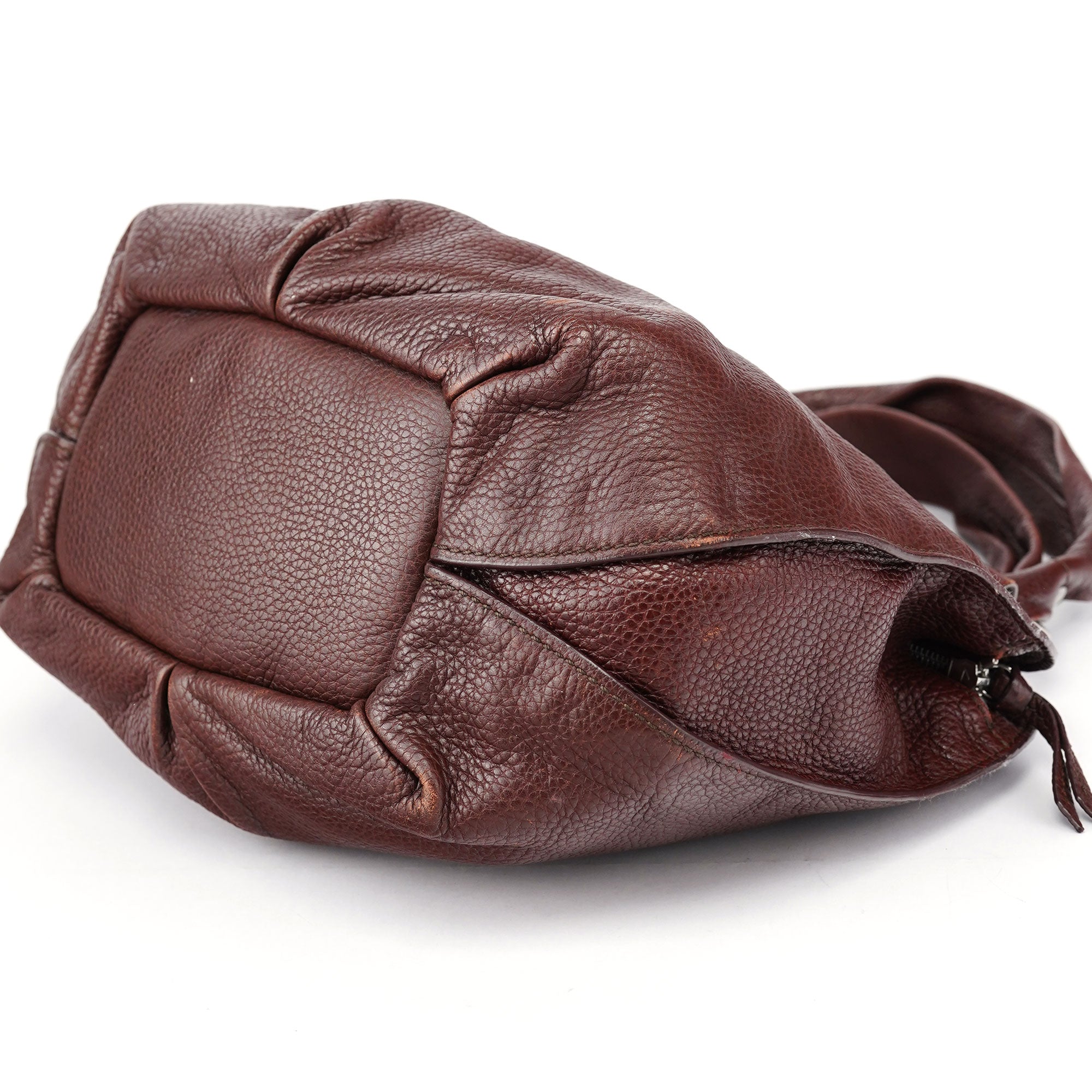 Brown Leather Bittersweet Shoulder Bag
